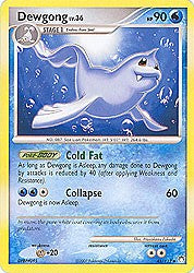 Pokemon Diamond & Pearl Mysterious Treasures-Dewgong