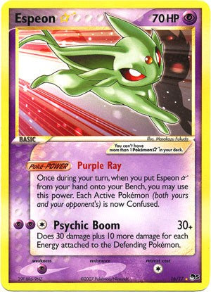 Pokemon POP Series 5 Promo Card Espeon * 16/17 Ultra Rare