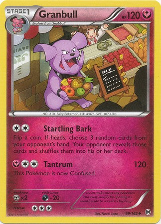 Granbull 99/162 Uncommon - Pokemon XY Break Through Card