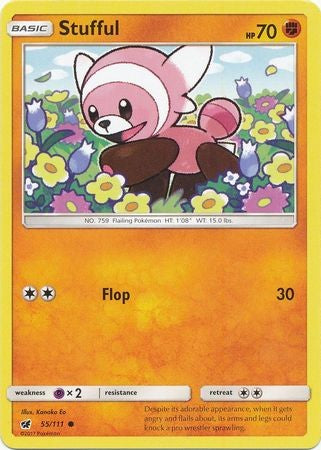 Stufful 55/111 Common - Pokemon Crimson Invasion Card