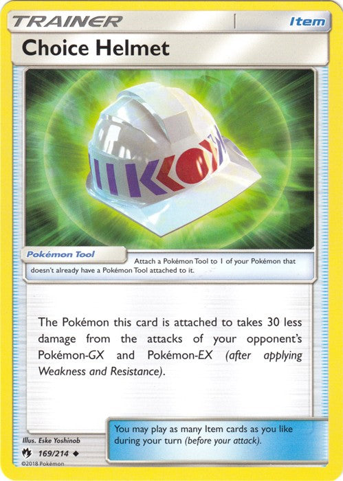 Choice Helmet - 169/214 Pokemon » SM Lost Thunder Uncommon