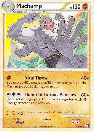 Pokemon Card HS Triumphant Machamp Rare 26/102