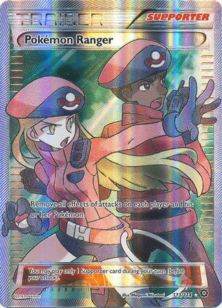 Pokemon Ranger 113/114 Full Art - Pokemon XY Steam Siege Card