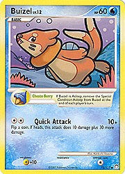 Pokemon Diamond & Pearl Mysterious Treasures- Buizel