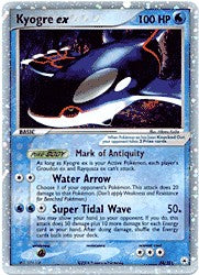 Pokemon EX Hidden Legends Ultra Rare Card - Kyogre ex 94/101