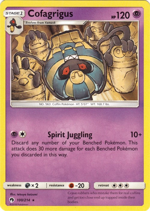 Cofagrigus - 100/214 Pokemon » SM Lost Thunder Rare