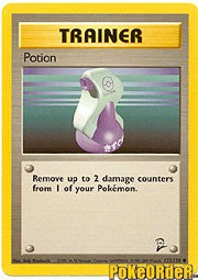 Pokemon Base Set 2 Common Card - Trainer Potion 122/130