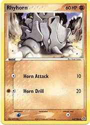 Pokemon EX Emerald Common Card - Rhyhorn 62/106