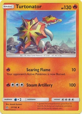 Turtonator 27/156 Uncommon - Pokemon Ultra Prism