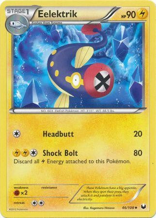 Pokemon Dark Explorers Uncommon Card - Eelektrik 46/108