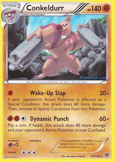 Conkeldurr 67/146 - Pokemon XY Rare Card