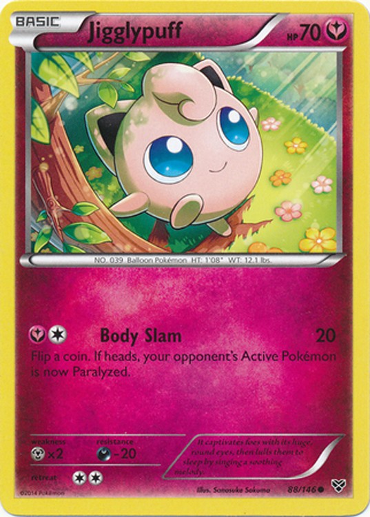 Jigglypuff 88/146 - Pokemon XY Common Card
