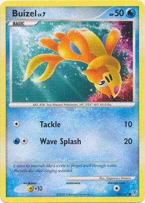 Pokemon Supreme Victors Common Card - Buizel 92/147