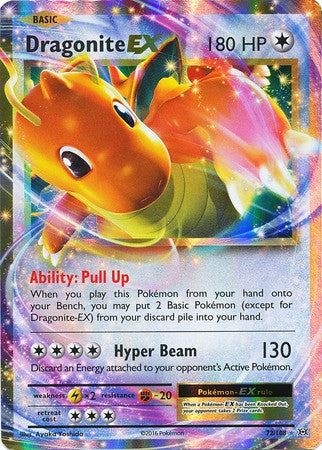 Dragonite EX 72/108 Ultra Rare - Pokemon XY Evolutions Single Card
