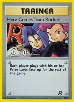 Pokemon Team Rocket Holo Card - Here Comes Team Rocket! 15/82