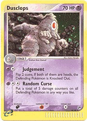 Pokemon Sandstorm Holo Rare Card - Dusclops 4/100
