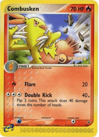Pokemon Combusken 009 (Winner) Rare Promo Single Card