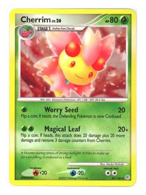 Pokemon Diamond & Pearl Uncommon Card - Cherrim 45/130