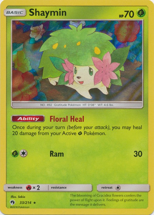 Shaymin - 33/214 Pokemon » SM Lost Thunder HR