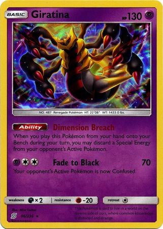 Giratina - 86/236 - Holo Rare Sun & Moon: Unified Minds