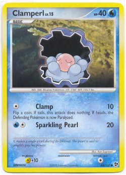 Pokemon Diamond & Pearl Great Encounters - Clamperl (Common) Card