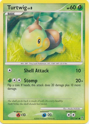 Pokemon Supreme Victors Common Card - Turtwig 131/147