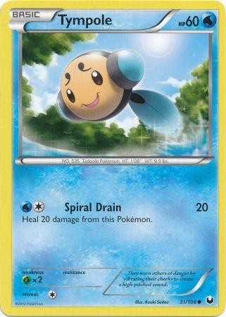 Pokemon Dark Explorers Common Card - Tympole 31/108
