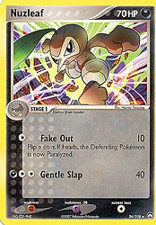 Pokemon EX Power Keepers Uncommon Card - Nuzleaf 36/108