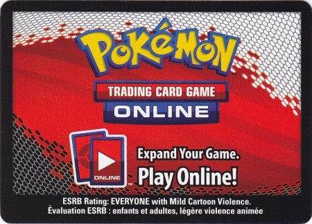 Red Online Digital Booster Pack Code Card - Pokemon Black & White