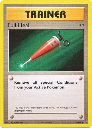 Full Heal 78/108 Uncommon - Pokemon XY Evolutions Single Card