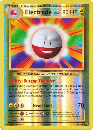 Electrode 40/108 Rare - Reverse Pokemon XY Evolutions Single Card