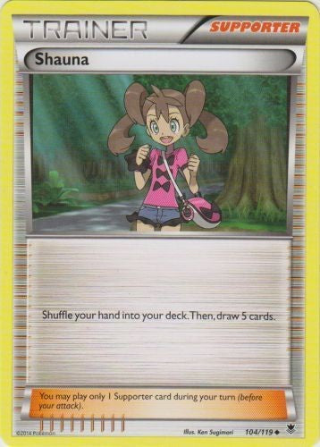 Shauna 104/119 - Trainer Pokemon XY Phantom Forces Card