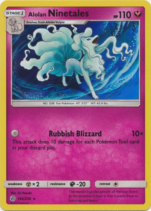 Alolan Ninetales - 145/236 Cosmic Eclipse