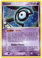 Pokemon ex Unseen Forces - Unown C