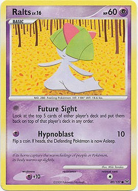 Pokemon Platinum Edition Common Card - Ralts 89/127