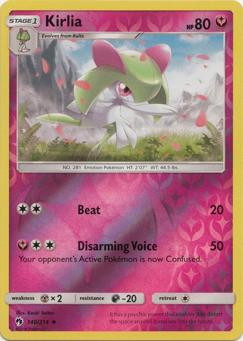 Kirlia - 140/214 (Reverse Foil) Pokemon » SM Lost Thunder Uncommon