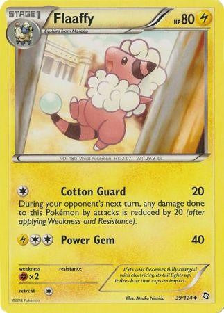 Flaaffy 39/124 - Pokemon Dragons Exalted Uncommon Card