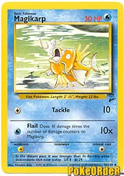 Pokemon Base Set 2 Uncommon Card - Magikarp 50/130