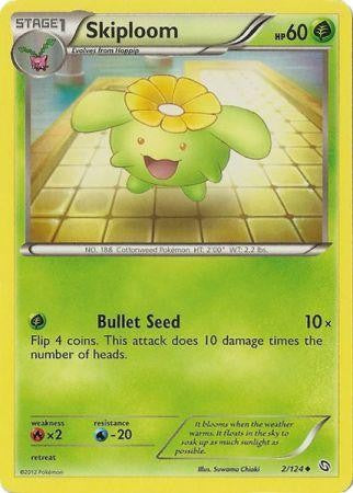 Skiploom 2/124 - Pokemon Dragons Exalted Uncommon Card
