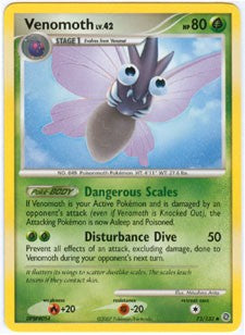 Pokemon Secret Wonders Uncommon Card - Venomoth 73/132