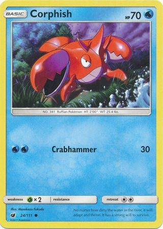 Corphish 24/111 Common - Pokemon Crimson Invasion Card