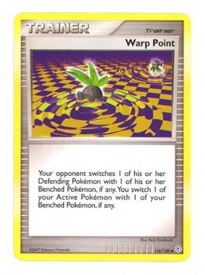 Pokemon Diamond & Pearl Uncommon Card - Warp Point 116/130