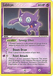 Pokemon EX Power Keepers Rare Card - Sableye 22/108