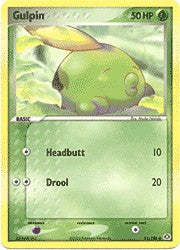 Pokemon EX Emerald Common Card - Gulpin 51/106