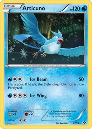 Pokemon Next Destinies holo Rare Card - Articuno 27/99