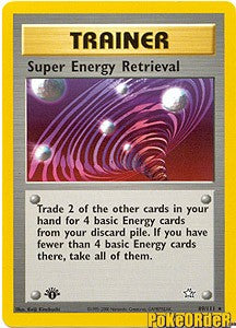 Neo Genesis Rare Trainer - Super Energy Retrieval