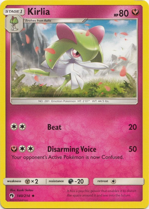 Kirlia - 140/214 Pokemon » SM Lost Thunder Uncommon