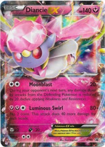 Diancie EX XY43 - Pokemon PROMO HOLO Ultra Rare Card