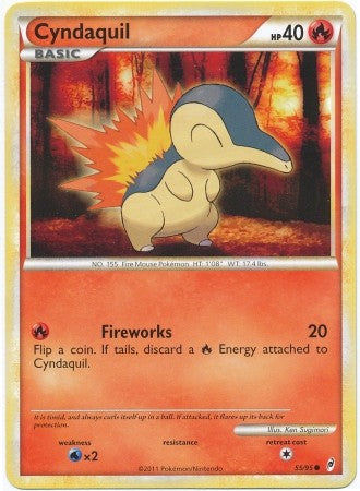 Pokemon Call Of Legends Cyndaquil 55/95 Common Card