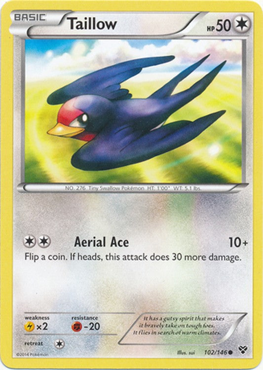 Taillow 102/146 - Pokemon XY Common Card